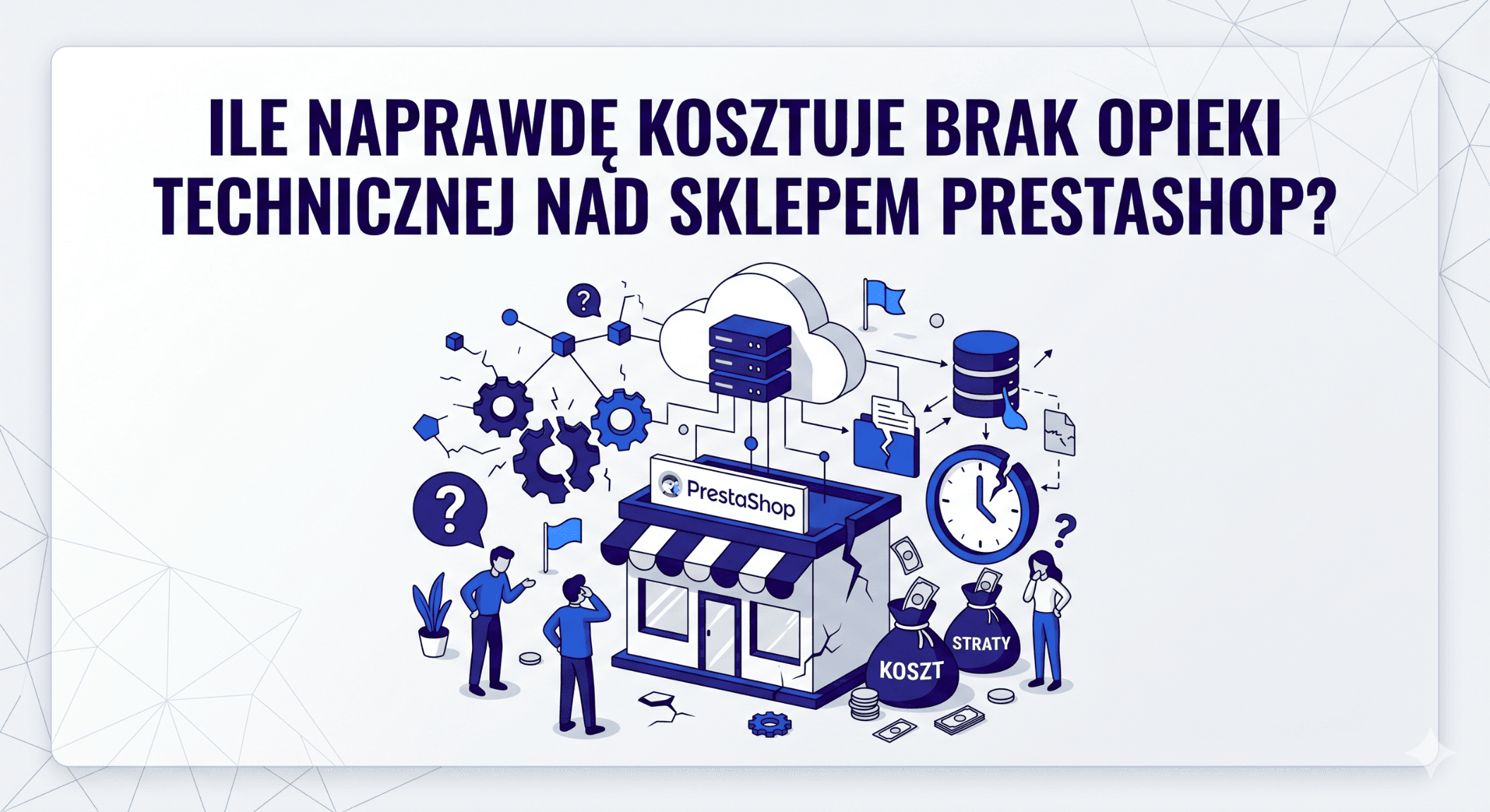 brak opieki technicznej nad sklepem PrestaShop - koszty i problemy